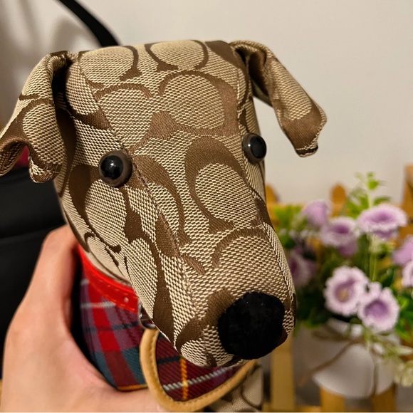 Vintage Coach Stuffed Signature Dog By Russ, Rare, Excellent Condition ๐ - Picture 2 of 11